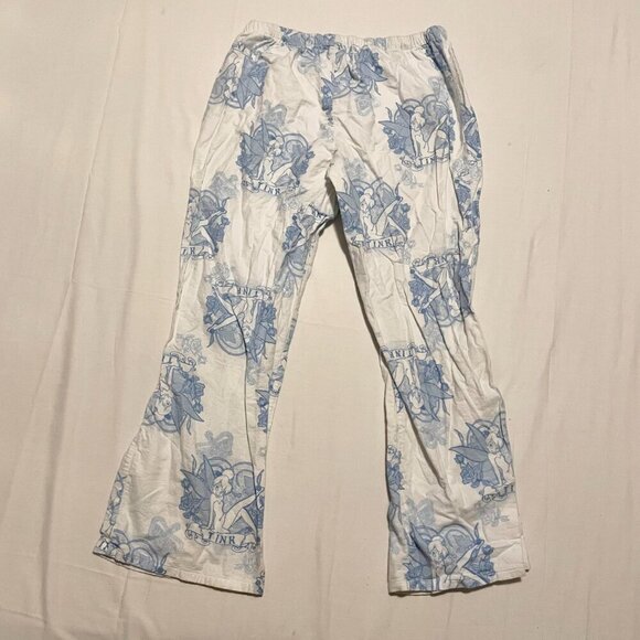 Disney Fairies Tinkerbell Pajama Bottoms Womens Size XL Whimsical Fairy - Picture 11 of 16